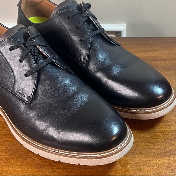 Florsheim Vibe Men’s Plain Toe Black Leather Oxford Size 12 Wide main image 4